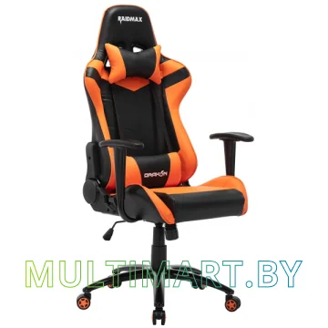 Кресло компьютерное Raidmax DK606RU (черный/оранжевый)